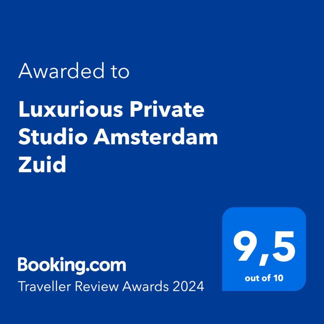 Luxurious Private Studio Amsterdam Zuid Exterior photo